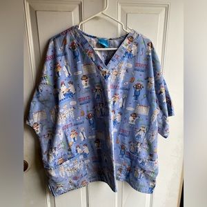 Strays Anatomy 3X scrub top